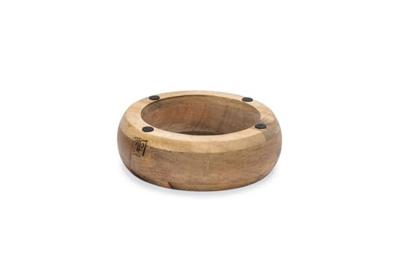 Designed By Lotte Eet- en Drinkbak Hout Hond Mandira 16,5cm