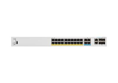 Cisco Business CBS350-24MGP-4X Managed Switch | 4 2,5GE-poorten | 20 GE-poorten | PoE | 2x10G-Combo | 2x10G-SFP+ | Beperkte levenslange garantie voor hardware (CBS350-24MGP-4X-EU)