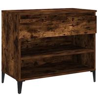 VidaXL Schoenenkast 70x36x60 cm bewerkt hout gerookt eikenkleurig - thumbnail