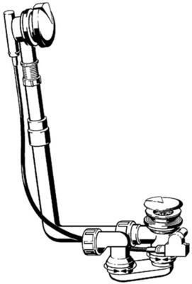 Viega Multiplex Visign M5 verlengde badafvoercombinatie voor speciaal bad chroom Viega Multiplex Visign M5 verlengde badafvoercombinatie voor speciaal bad chroom