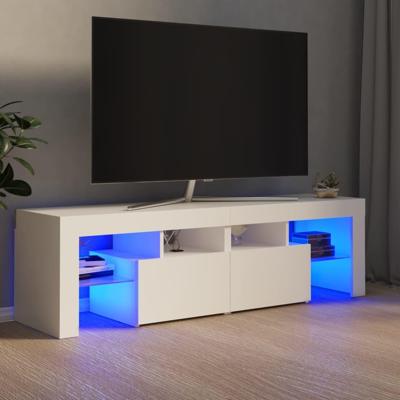 Tv-meubel met LED-verlichting 140x35x40 cm wit Tv-meubel met LED-verlichting 140x35x40 cm wit