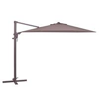 Zweefparasol Monaco flex Zijwaarts Kantelbaar 330 cm Polyester taupe zonwering Madison - Madison - thumbnail