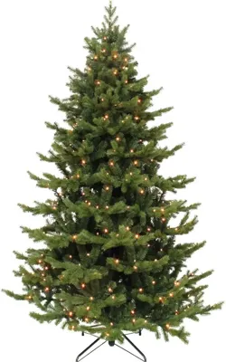 Triumph Tree Sherwood verlichte kunstkerstboom groen 215cm - 288 lampjes