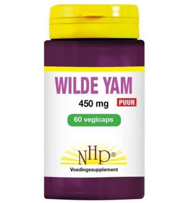 NHP Wilde yam 450mg puur 60 Vegetarische capsules