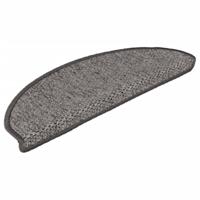 VidaXL Trapmatten zelfklevend 15 st sisal-look 65x21x4 cm bruinbeige - thumbnail