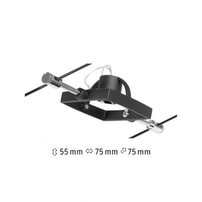 Paulmann 12V-kabelsysteem lamp GU5.3 Zwart (mat), Chroom Paulmann 12V-kabelsysteem lamp GU5.3 Zwart (mat), Chroom