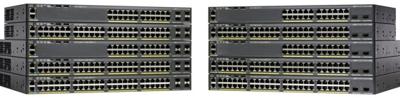 Cisco WS-C2960X-24TD-L Router (Ie 8 10/100 2 T/Sfp Base) met 1588 en naturel