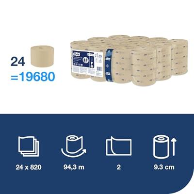 Tork OptiServe Natural toiletpapier, T7 advanced, pak van 24 rollen - thumbnail