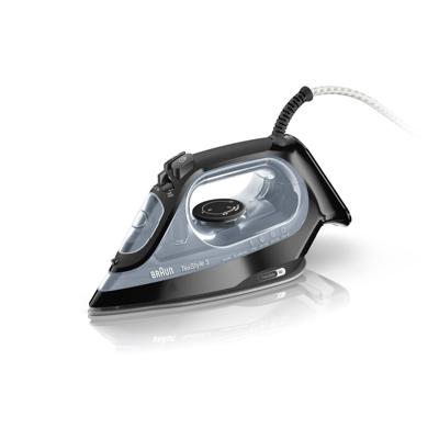 Braun SI3055BK TexStyle3 Stoomstrijkijzer Zwart