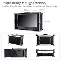 SEETEC P173-9HSD-CO 17.3 Inch Carry on Broadcast Production Director Monitor met 3G-SDI HDMI YPbPr Input en Output Aluminium Ontwerp Full HD 1920×1080 - thumbnail