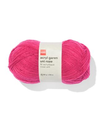 HEMA Acryl garen roze 100gram 250meter