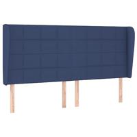 Boxspring met matras stof blauw 160x200 cm - thumbnail