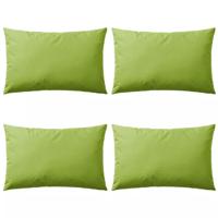 VidaXL Buitenkussens 60x40 cm appeltjesgroen 4 st - thumbnail