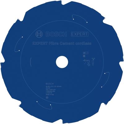 Bosch Accessoires EXPERT Fibre Cement cordless-Cirkelzaagblad | 305 x 2,2/1,6 x 30 mm | T8 - 2608902204