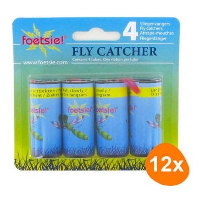 Foetsie! - Vliegentape - 12x 4 stuks