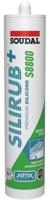 Soudal silirub+ s8800 | natuursteen | siliconenkit | zwart | 300 ml - 120996 - thumbnail