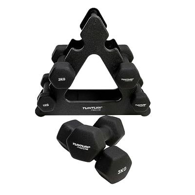 Tunturi Dumbbell Set | Met Opbergrek | Neopreen l 1 t/m 3 kg - thumbnail