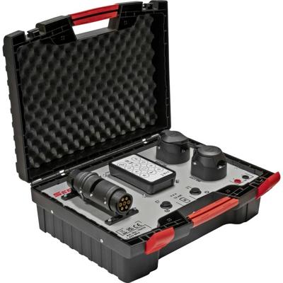 SecoRüt 70410 Wireless Control Case 12 Volt Testkoffer 7 & 13 polig per Funk Draadloze testkoffer voor aanhangers 12 V