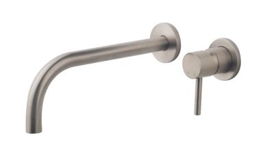 Mueller Slim inbouw wastafelkraan RVS PVD Mueller Slim inbouw wastafelkraan RVS PVD