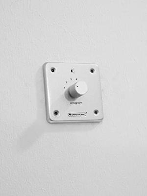 Omnitronic 80711073 Inbouw (in muur of meubel) PA-programmakiezer Zilver