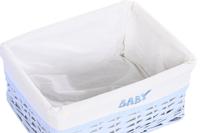 Mandenset DKD Home Decor Blauw Celeste vlechtwerk Kinderen 44 x 34 x 56 cm (5 Onderdelen) - thumbnail