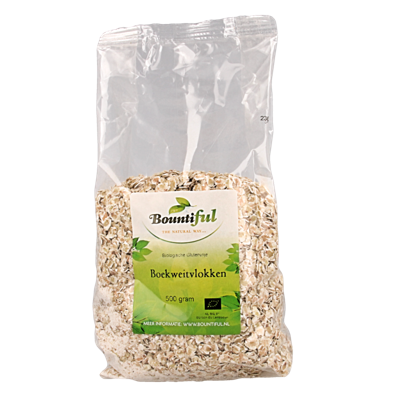Boekweit vlokken glutenvrij bio 500 Gram Boekweit vlokken glutenvrij bio 500 Gram