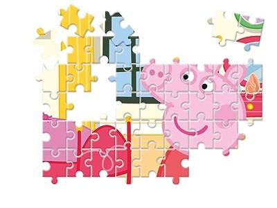 Clementoni Peppa Pig 10-in-1 puzzelset - 18 + 30 + 48 + 60 stukjes