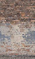Noordwand Smart Art Easy Fotobehang bakstenen muur met tegeltjes 47253 - thumbnail