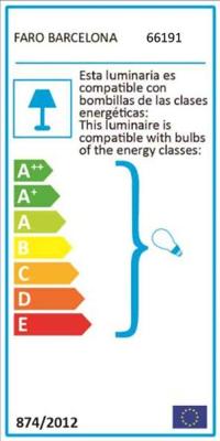 Sac wandlamp bruin/beige metaal met textiel 2 fittingen E14 Faro Spaans Design