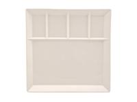 Dimplex Fonduebord 24,5x24,5cm wit - thumbnail