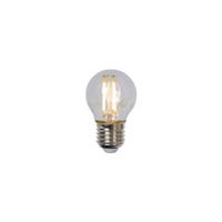 Lucide G45 - Filament lamp - Ø 4,5 cm - LED Dimb. - E27 - 1x4W 2700K - Transparant - thumbnail