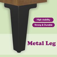 Dressoir 34,5x32,5x90 cm bewerkt hout bruineikenkleurig - thumbnail