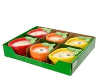 Citronella kaars fruit 14x10x5,5cm - thumbnail
