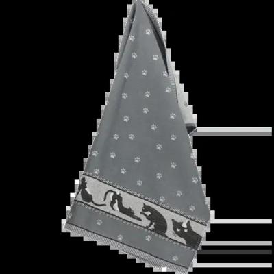 Bunzlau Castle Bunzlau Castle Cats theedoek 65x65 Anthracite