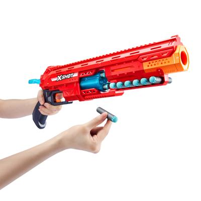 Dart Launcher - ZURU - X-SHOT Kaliber - Draaibare Loop - Bereik 27m - Inclusief 16 Darts Dart Launcher - ZURU - X-SHOT Kaliber - Draaibare Loop - Bereik 27m - Inclusief 16 Darts
