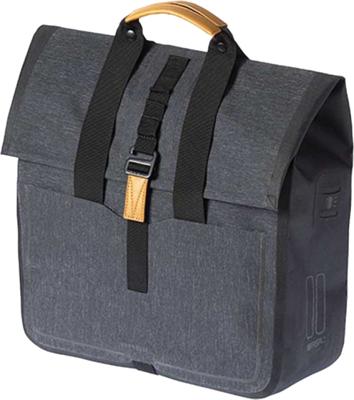 Basil urban dry shopper - waterdichte fietstas, unisex, charcoal melee