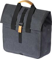Basil urban dry shopper - waterdichte fietstas, unisex, charcoal melee - thumbnail