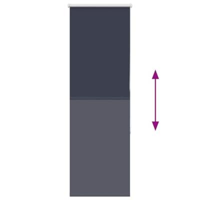 VidaXL Rolgordijn verduisterend 55x175cm stofbreedte 50,7 cm polyester