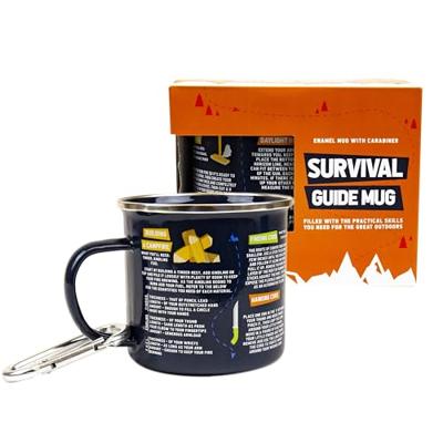 Gift Republic Survival Guide Emaille Mok