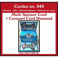 Crealies • snijmal multi draaikaart + carrouselkaart wyber - thumbnail