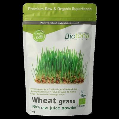 Biotona Wheat Grass 100% Raw Powder