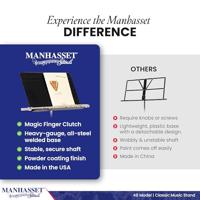 Manhasset 4801 Symphony Stand lessenaar zwart - thumbnail