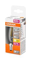 OSRAM HOMELIGHTING 4058075437043 LED-lamp Energielabel F (A - G) E14 Kaars 4.8 W = 40 W Warmwit (Ø x l) 35 mm x 97 mm 1 stuk(s) - thumbnail