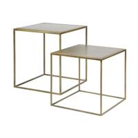 BePureHome Metallic Bijzettafel Set van 2 - thumbnail