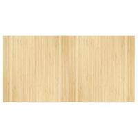 Vloerkleed rechthoekig 100x200 cm bamboe lichtnaturel - thumbnail