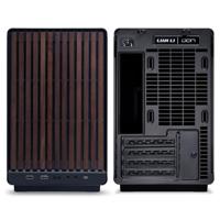 Lian Li Lian Li DAN Cases A3-mATX Wood Edition PC-Gehäuse, Micro-ATX - Walnuss, schwarz Micro-tower PC-behuizing, Gaming-behuizing, Behuizing Zwart - thumbnail