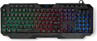 Bedraad Gaming Toetsenbord | USB Type-A | Membrane Toetsen | LED | QWERTZ | Duits | Lengte stroomkabel: 1.30 m | Multimedia - thumbnail