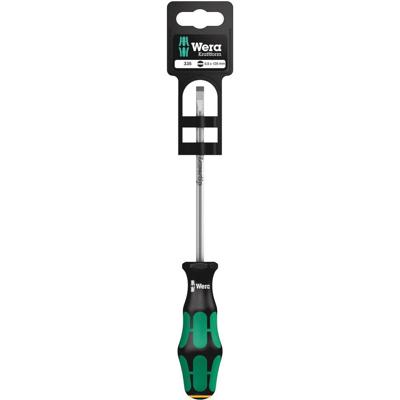 Wera 335 SB Zaagsnede Schroevendraaier, Electriciën Kling, 1,0 x 5,5 x 125 mm - 1 stuk(s) - 05100044001