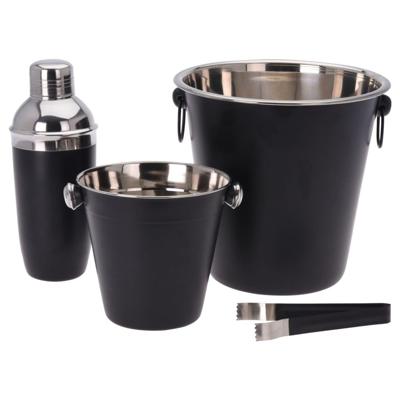Ty Excellent houseware barset rvs zwart 4-delig Ty Excellent houseware barset rvs zwart 4-delig