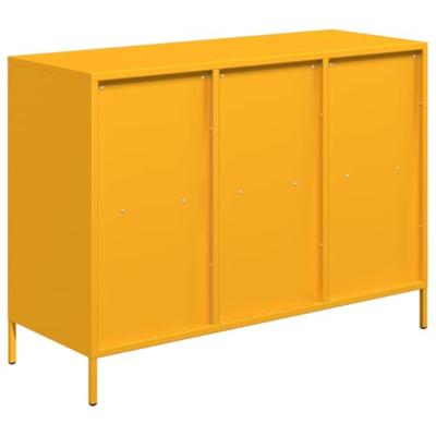 Dressoir 101,5x39x73,5 cm koudgewalst staal mosterdgeel Dressoir 101,5x39x73,5 cm koudgewalst staal mosterdgeel